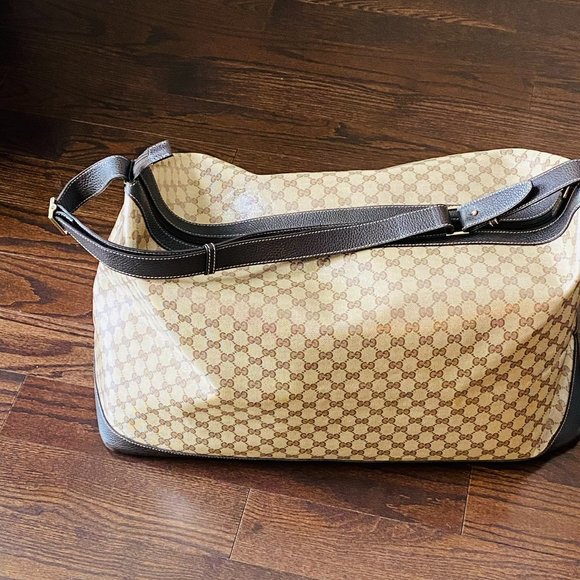 Authentic Gucci GG Guccisima Coated Canvas Duffle - Picture 16 of 17